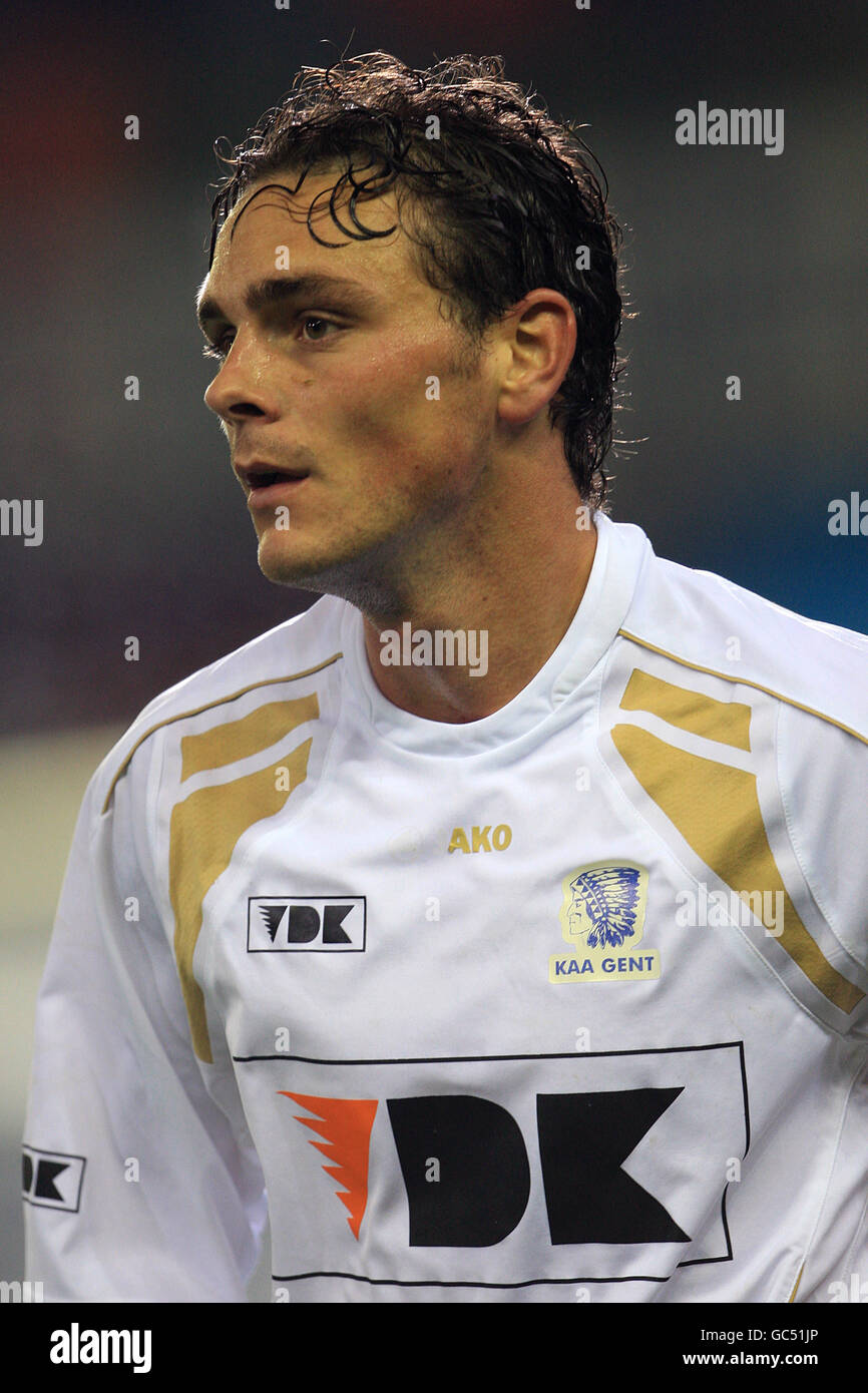 Soccer - Belgian Jupiler League - Sporting Lokeren v Club Brugge. Hans  Cornelis, Club Brugge Stock Photo - Alamy