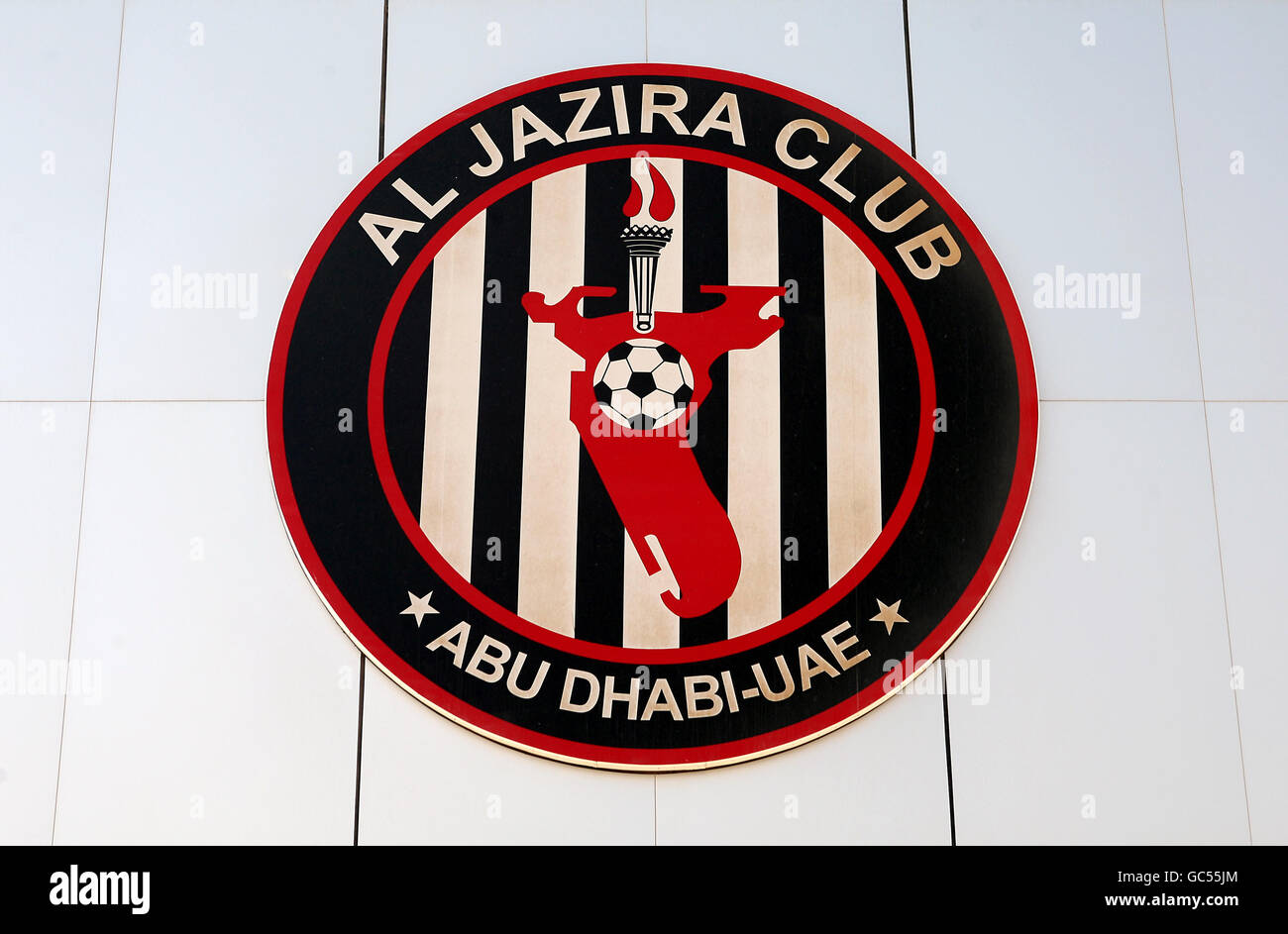Soccer Stadium Mohammed Bin Zayed Stadium Abu Dhabi Stock Photo Alamy