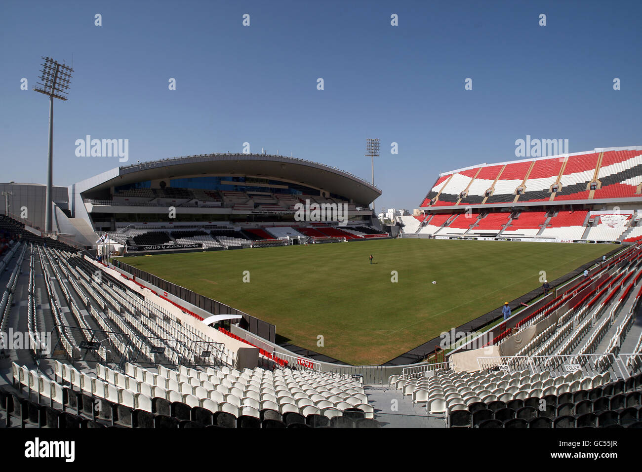 Soccer Stadium Mohammed Bin Zayed Stadium Abu Dhabi. General view