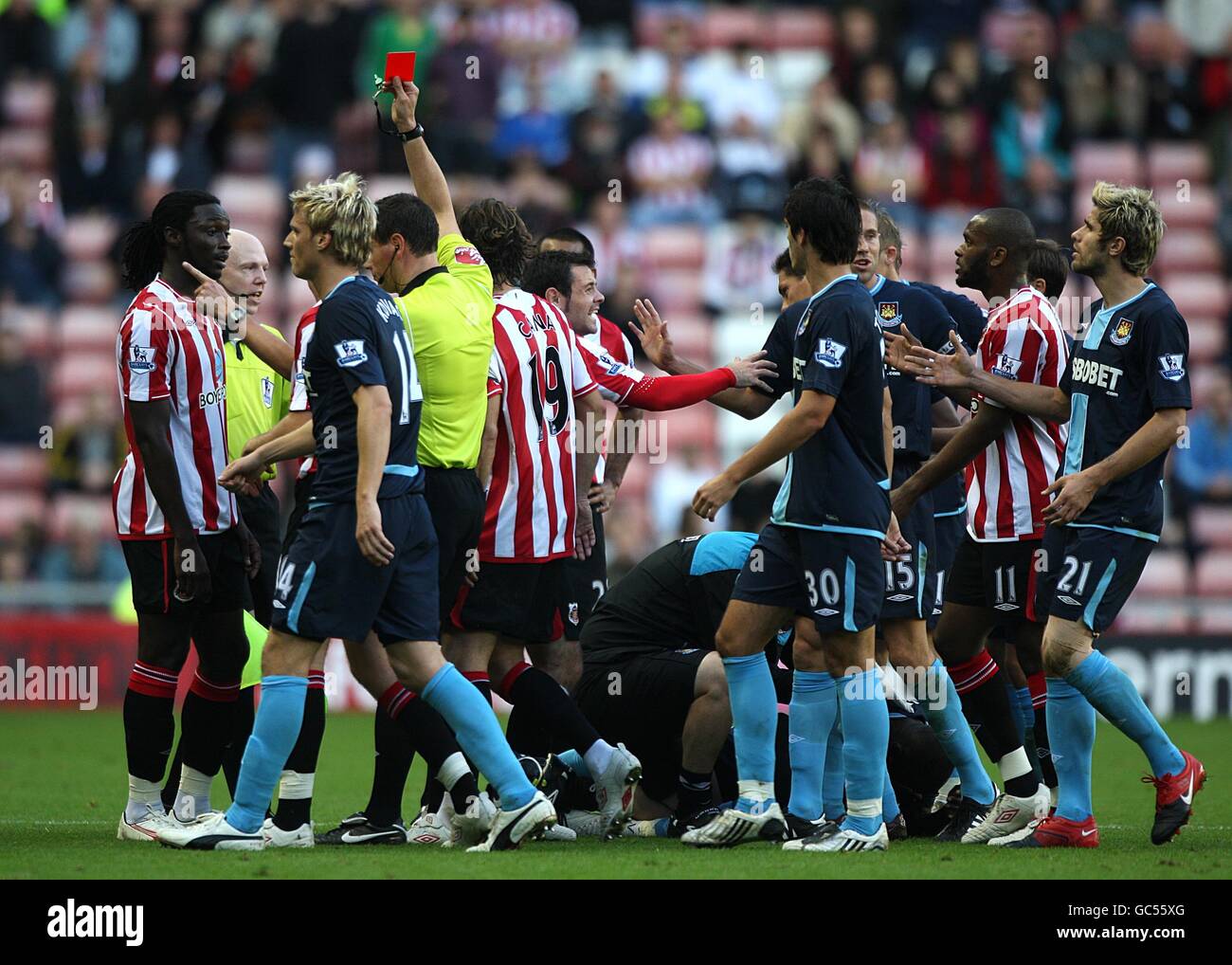 Soccer - Barclays Premier League - Sunderland v West Ham United - Stadium of Light Stock Photo