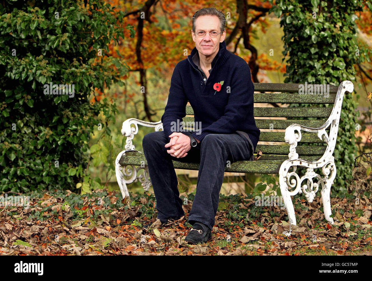 Simon Mann returns to the UK Stock Photo