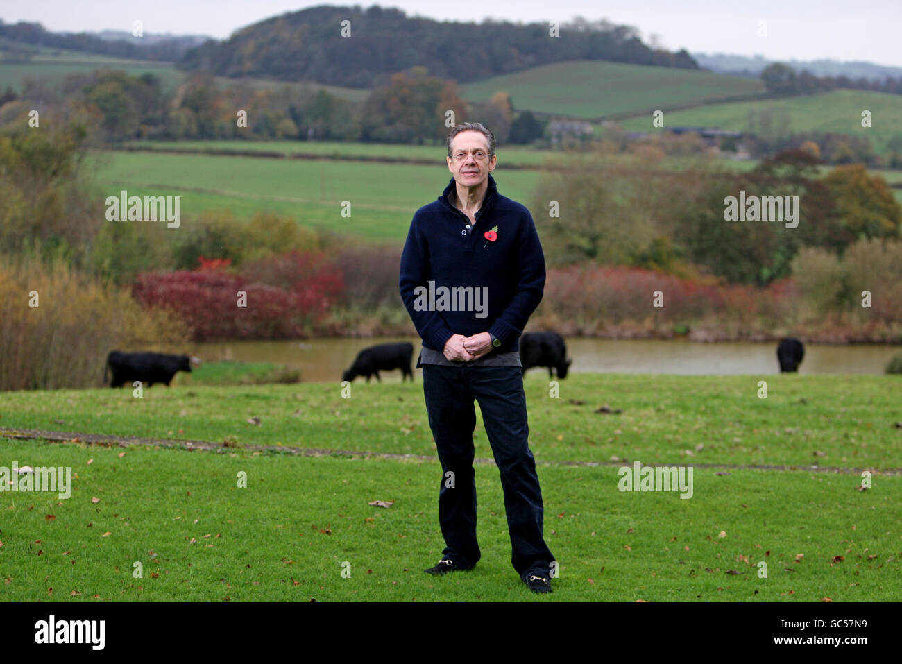 Simon Mann returns to the UK Stock Photo