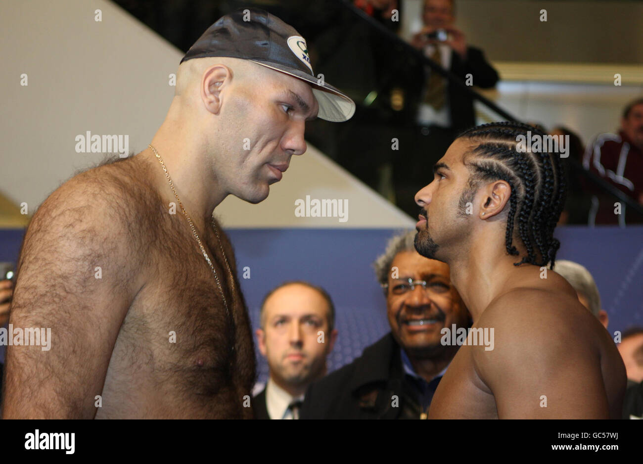 Heavyweight Boxer Weigh In High Resolution Stock Photography and Images