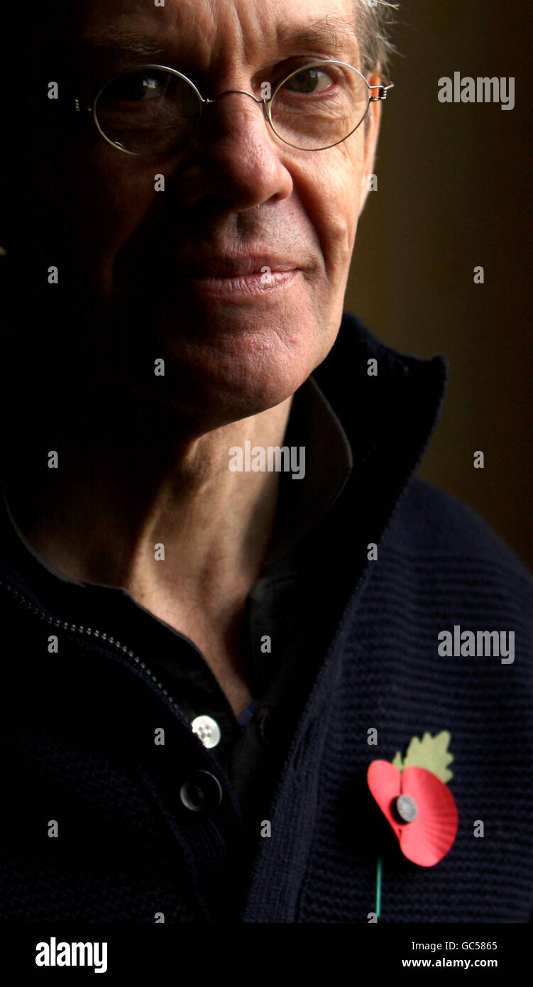 Freed mercenary Simon Mann in the English countryside following his pardon and release from the Government of Equatorial Guinea. Stock Photo