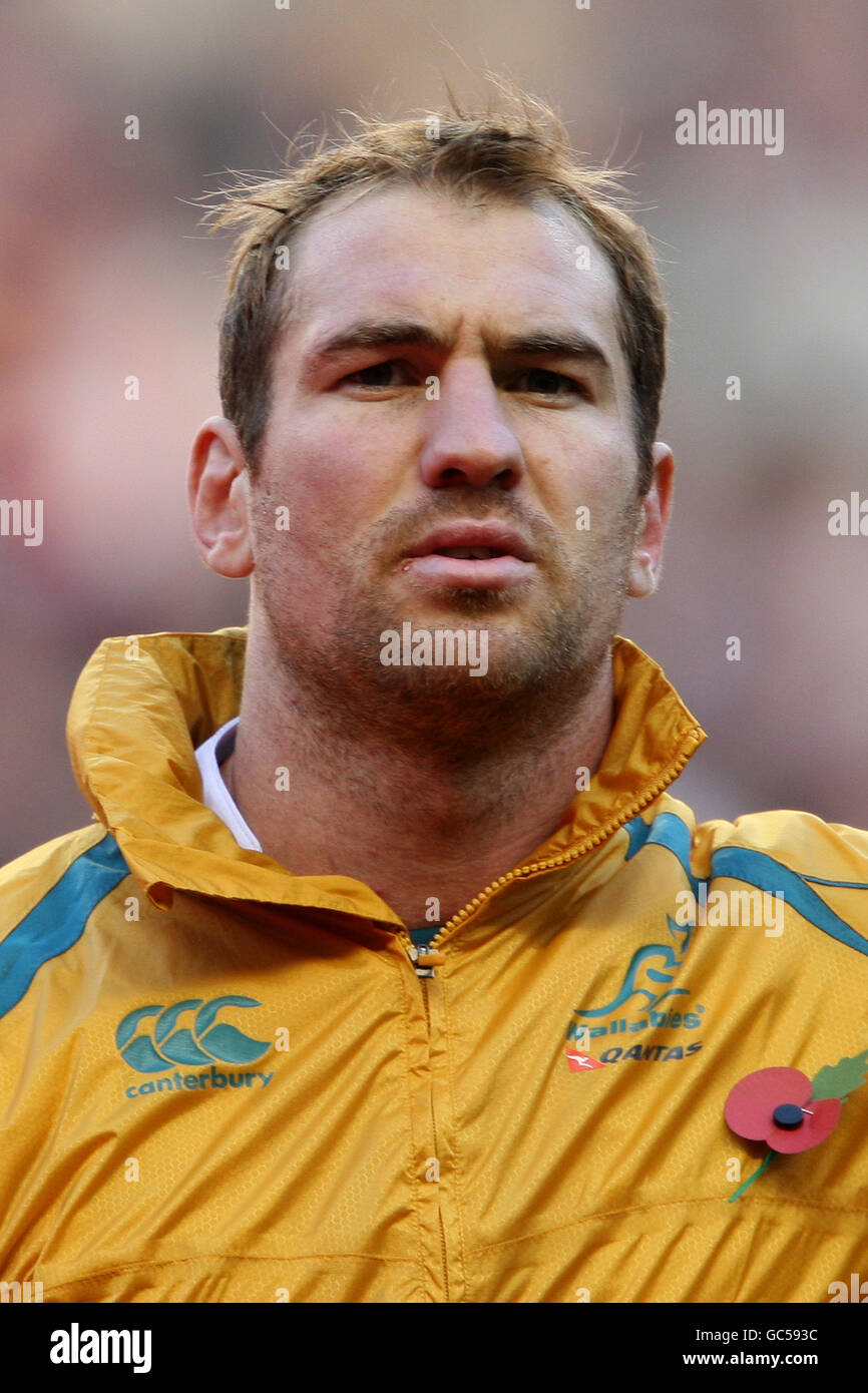 Rugby Union - Investec Challenge Series 2009 - England v Australia - Twickenham. Rocky Elsom, Australia Stock Photo
