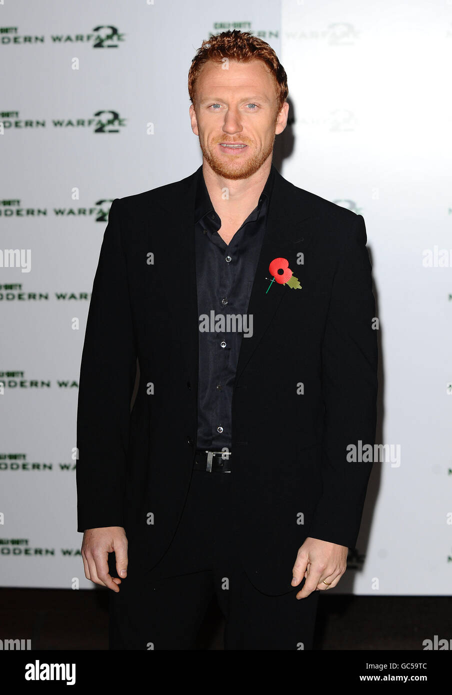Kevin McKidd attends the launch of new game Call of Duty: Modern Warfare 2, at the Vue Cinema in London. Stock Photo