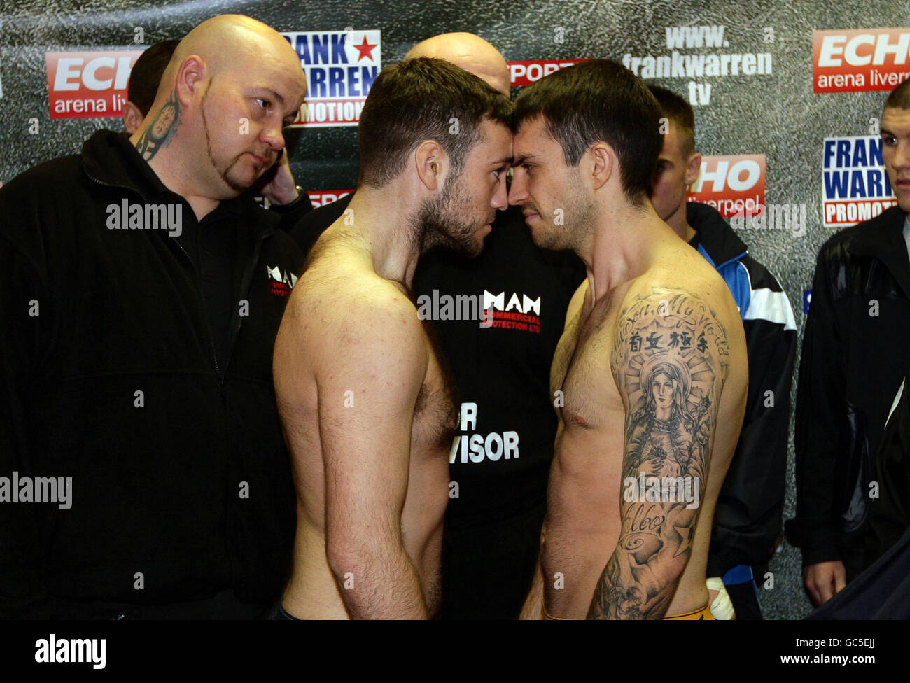 Boxing - Paul Smith and Tony Quigley - Weigh In - Jurys Inn Hotel -  Liverpool Stock Photo - Alamy