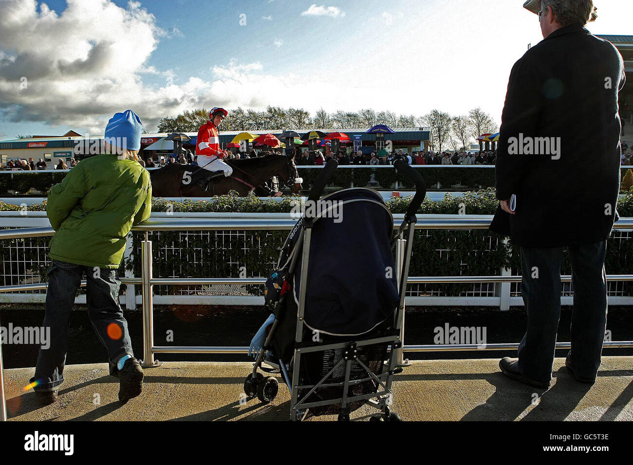 Horse Racing - The Ladbrokes.com Fortria Chase - Navan Racecourse Stock Photo