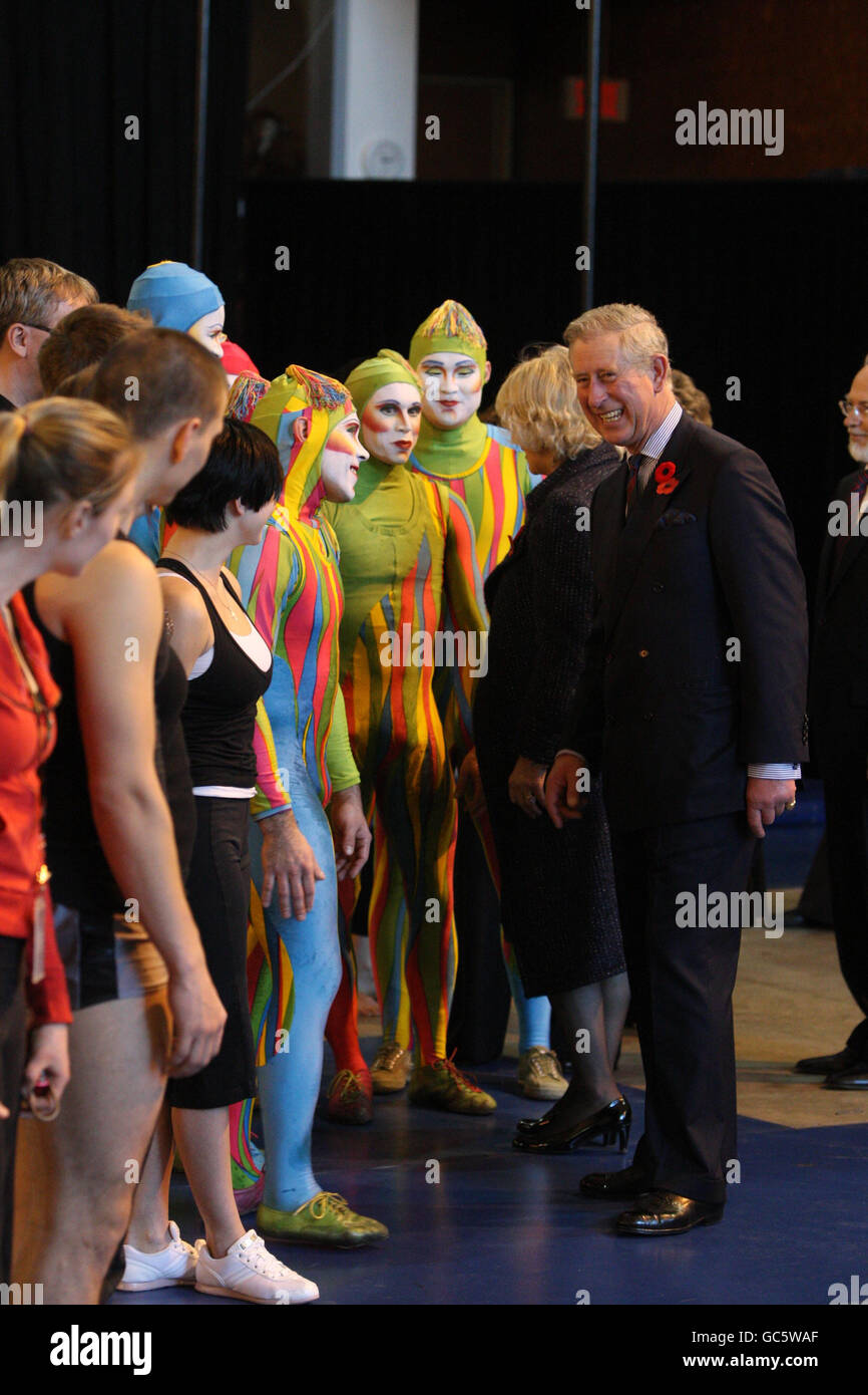 The Prince of Wales and the Duchess of Cornwall visit Canada Stock Photo