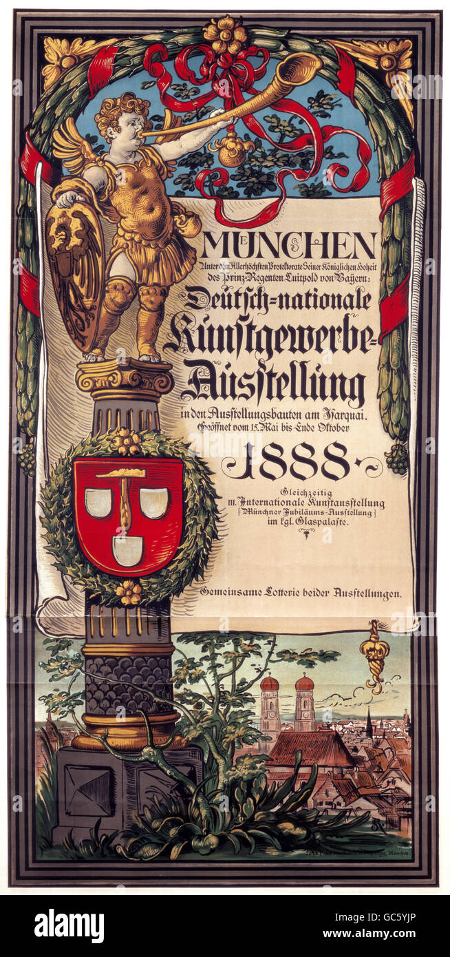 exhibitions, countries, Germany, German National exhibition of applied