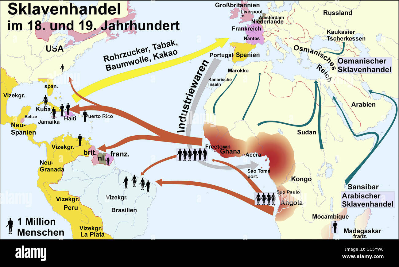 Slave Trade Map Hi res Stock Photography And Images Alamy