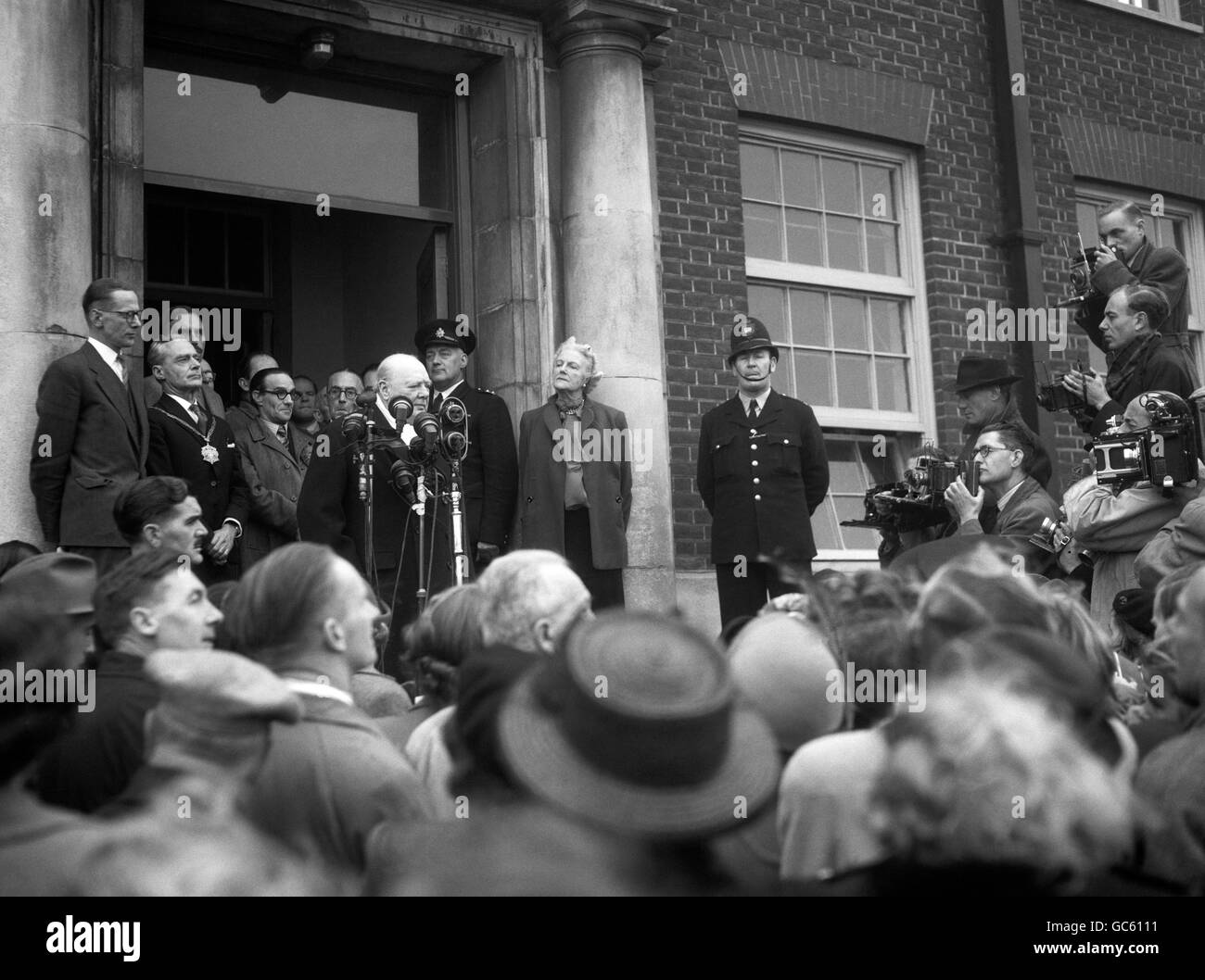 Politics 1950 General Election Woodford, Essex Stock Photo Alamy