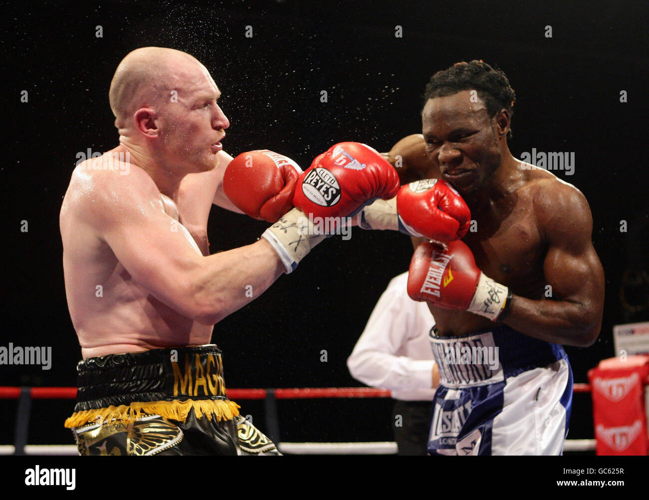 Boxing IBO Welterweight Title fight Matthew Hatton v Lovemore Stock