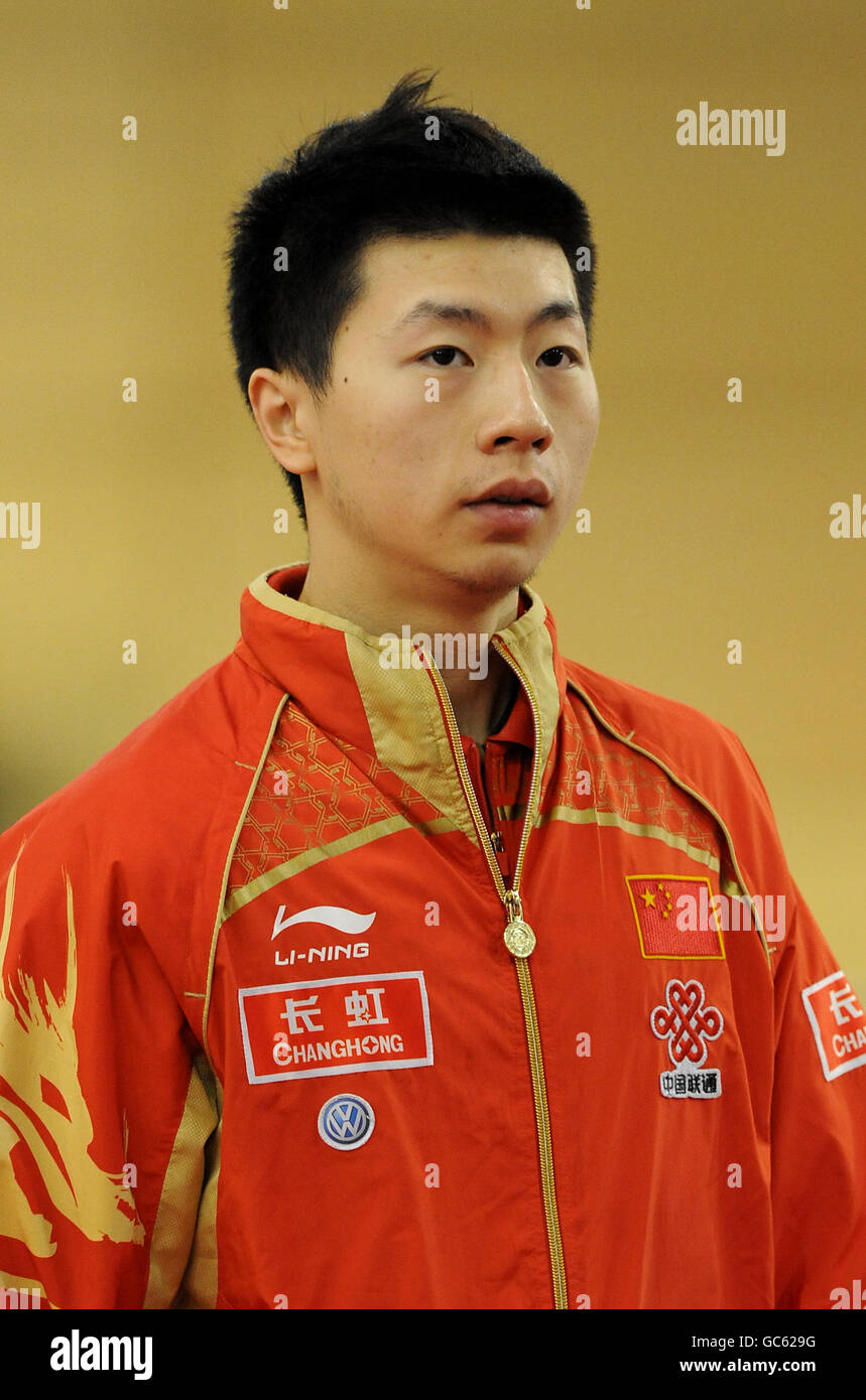 Table Tennis - English National Championships - English Institute of Sport - Sheffield. China's Ma Long Stock Photo