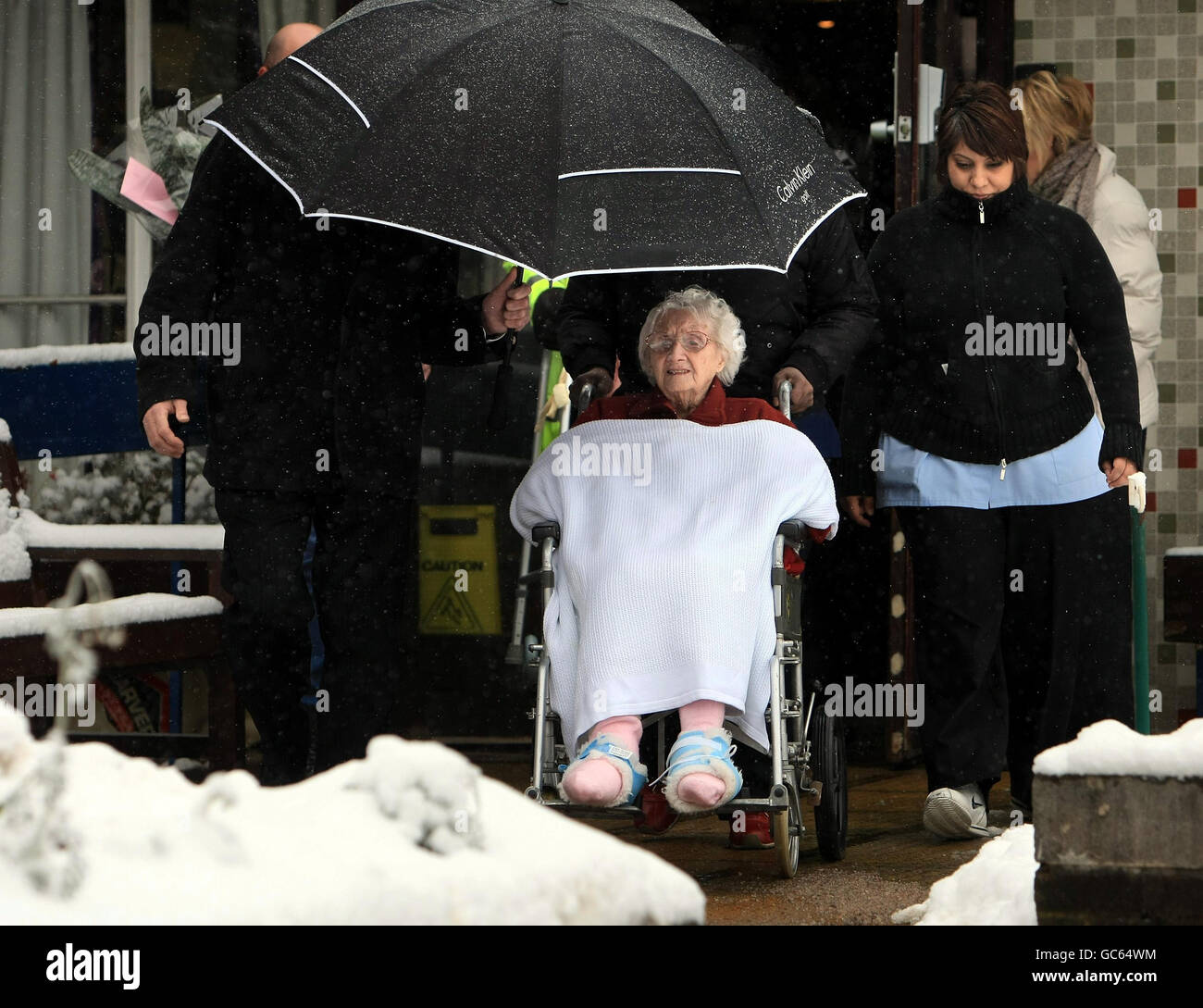 106yearold old Louisa Watts is moved from her care home Underhill House by Wolverhampton City