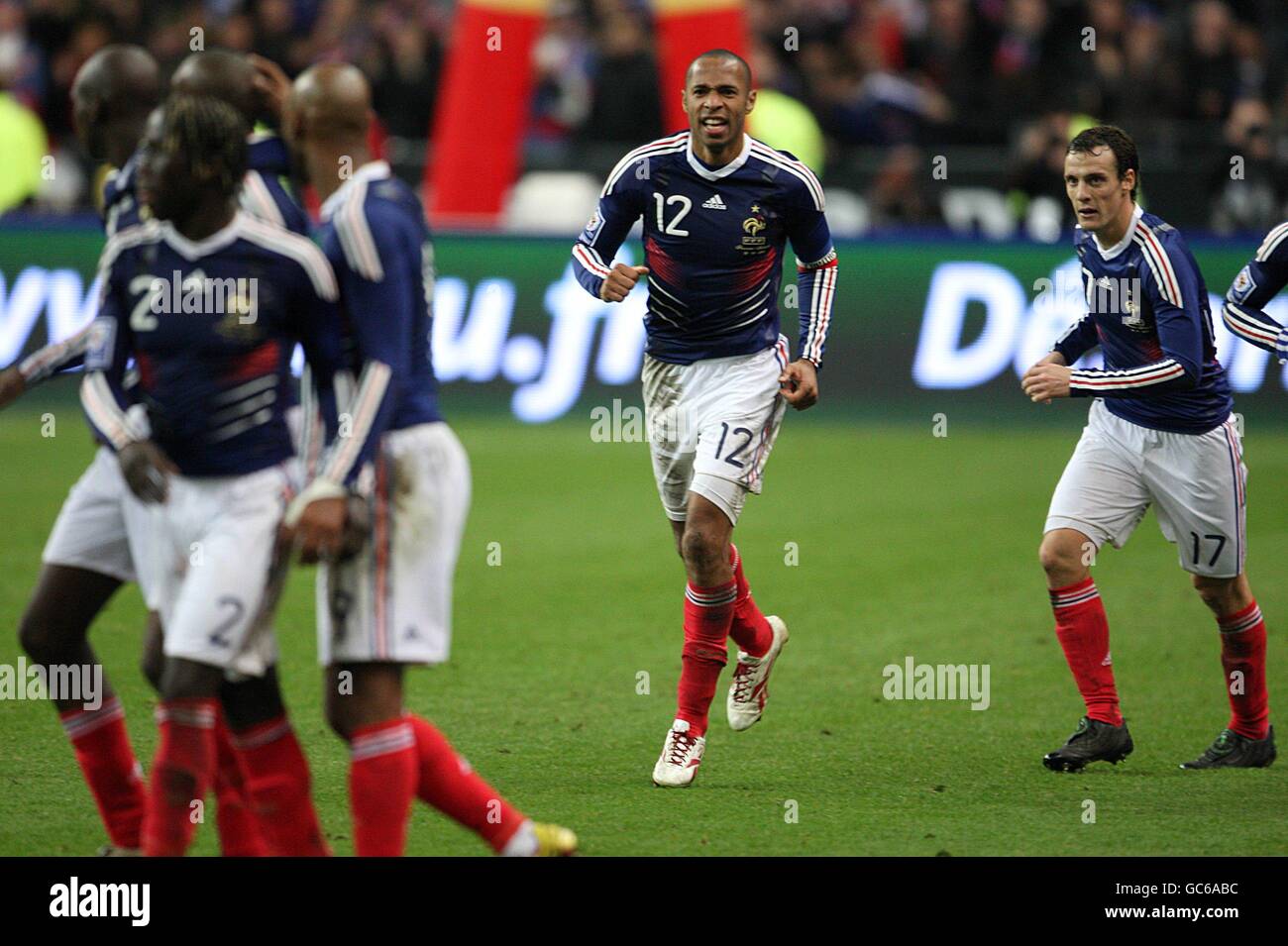 Soccer - FIFA World Cup 2010 - Play Offs - Second Leg - France v Republic of Ireland - Stade de France Stock Photo