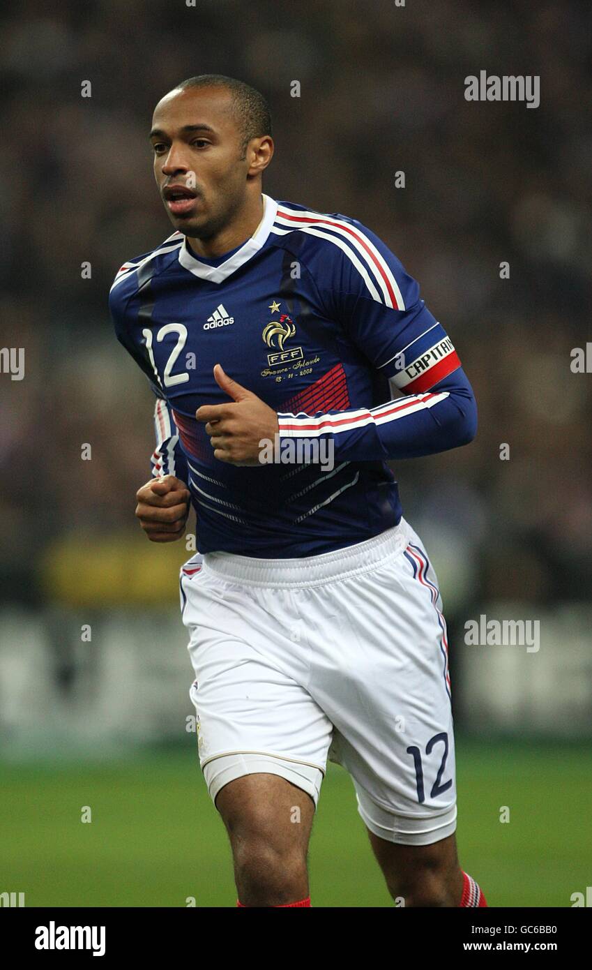 Soccer - FIFA World Cup 2010 - Play Offs - Second Leg - France v Republic of Ireland - Stade de France. Thierry Henry, France Stock Photo