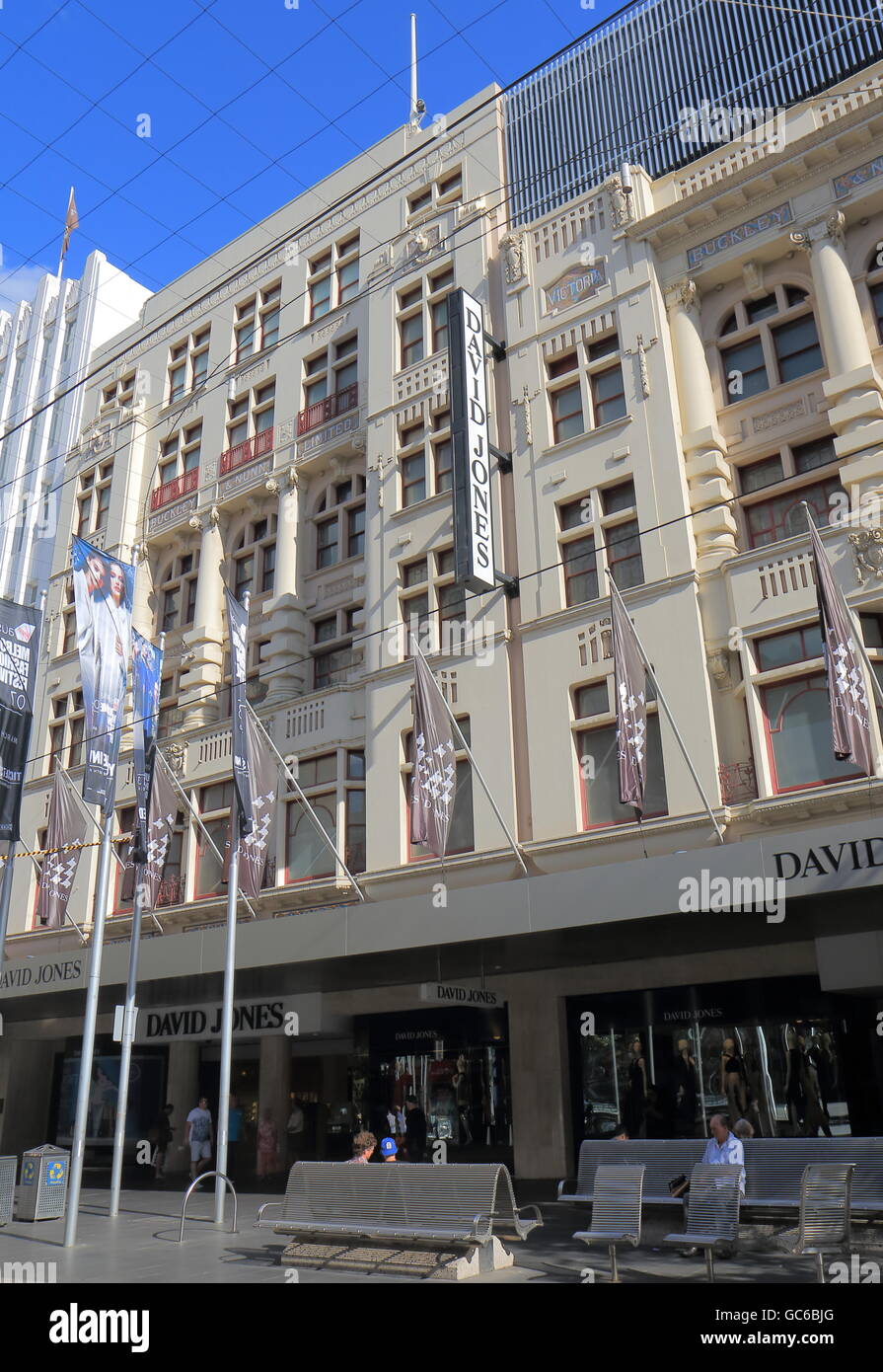 David Jones department store Melbourne Australia Stock Photo Alamy