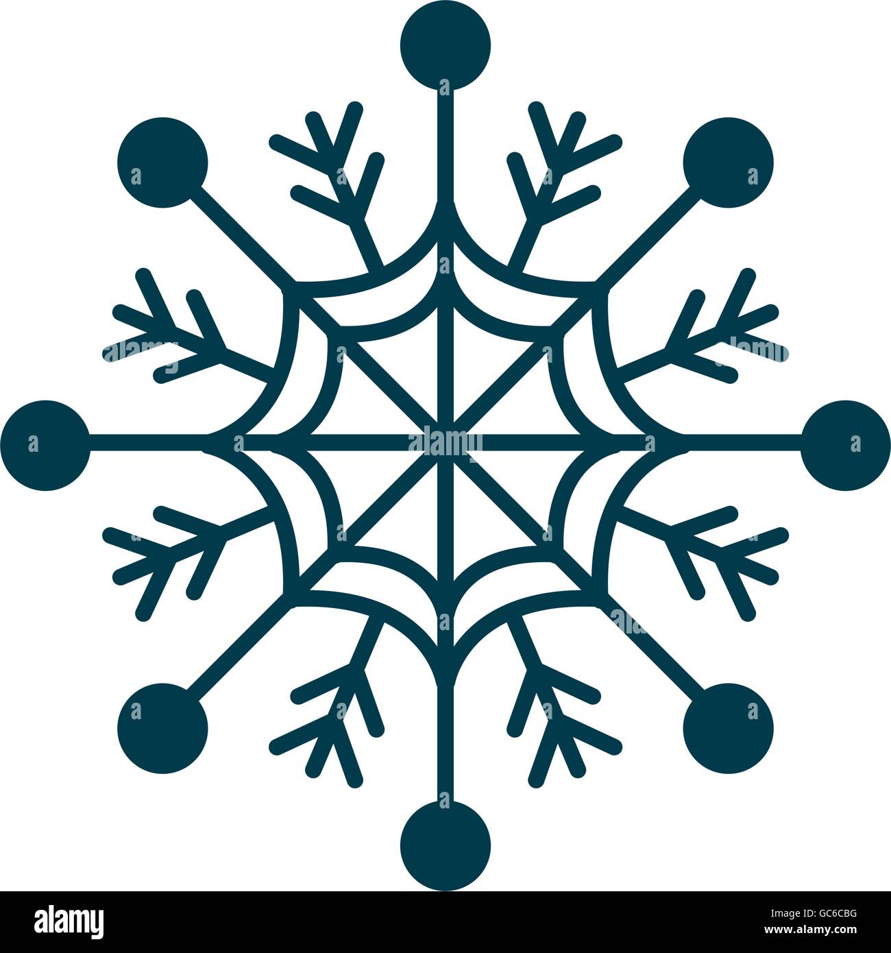 Snowflake icon. Winter design. Vector graphic Stock Vector Image & Art ...