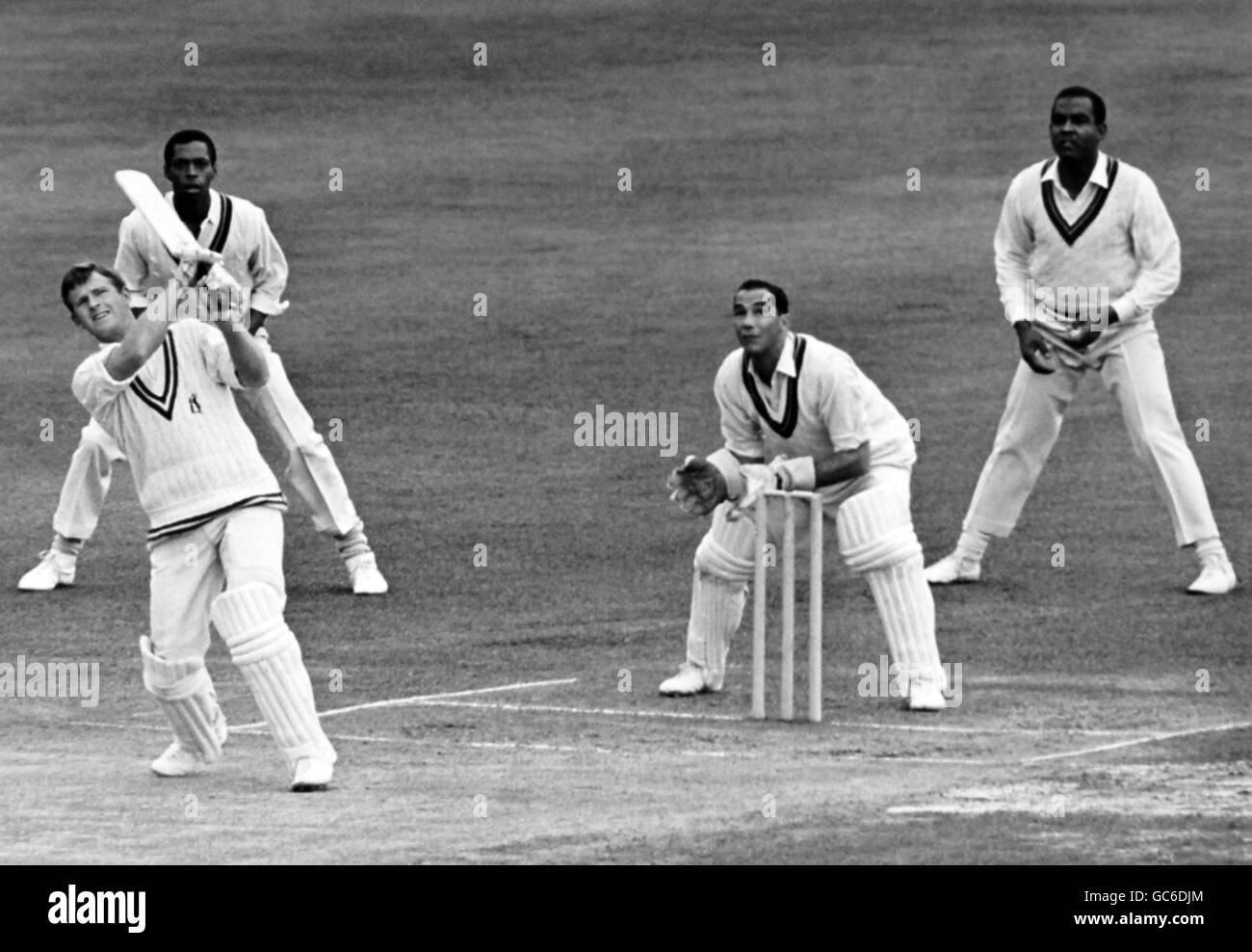 Cricket - Marylebone Cricket Club -President's XI v West Indians - West Indies in British Isles 1966 - Day Three - Lord's cri... Stock Photo