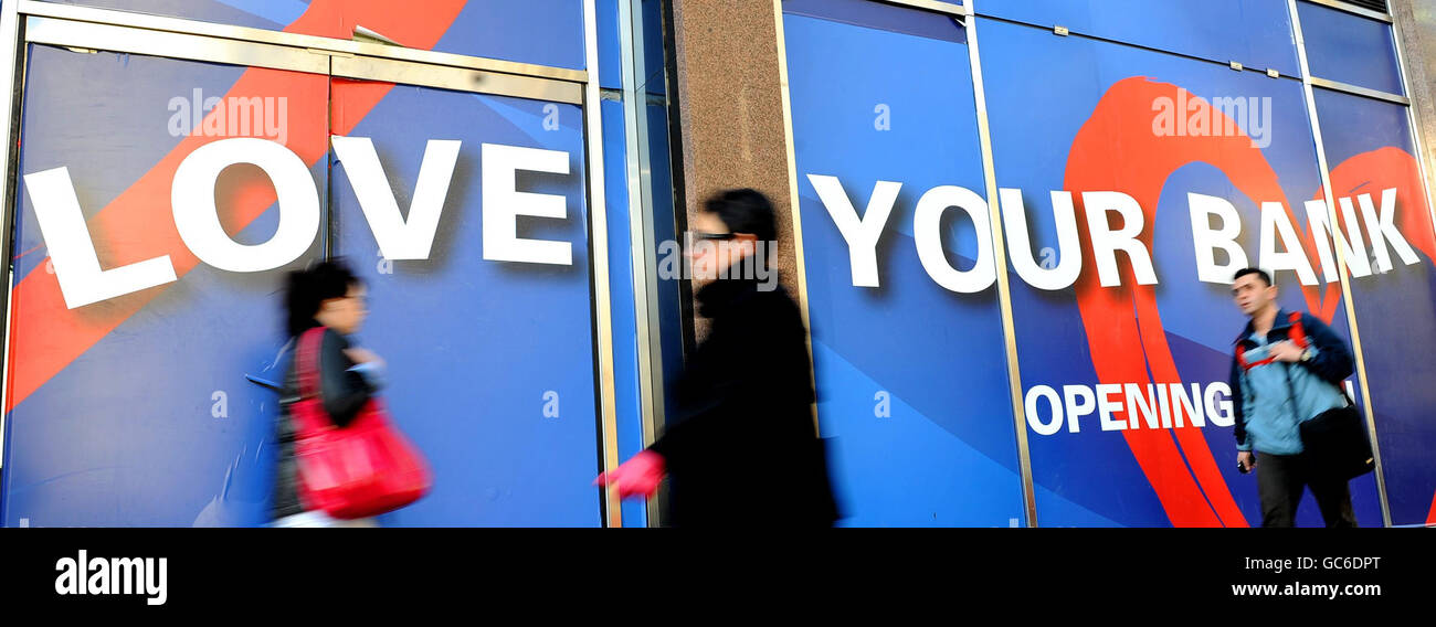 New bank opening Stock Photo Alamy