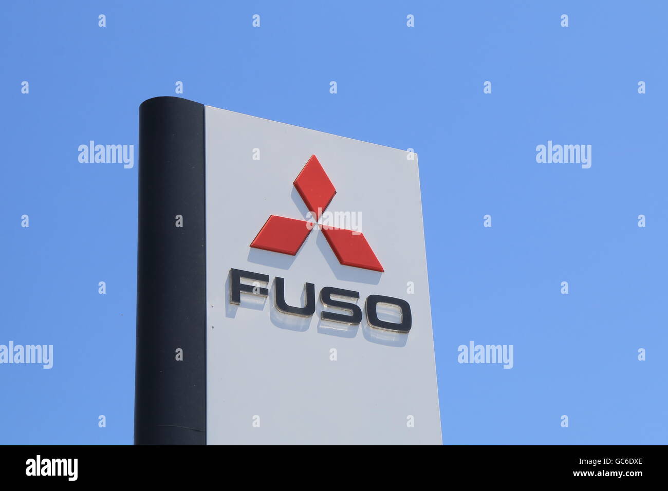 Mitsubishi Fuso truck company Stock Photo