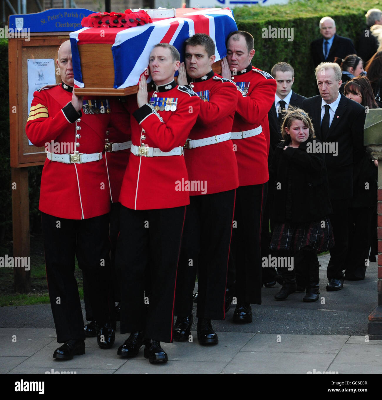 Guardsman jimmy major funeral hi-res stock photography and images - Alamy