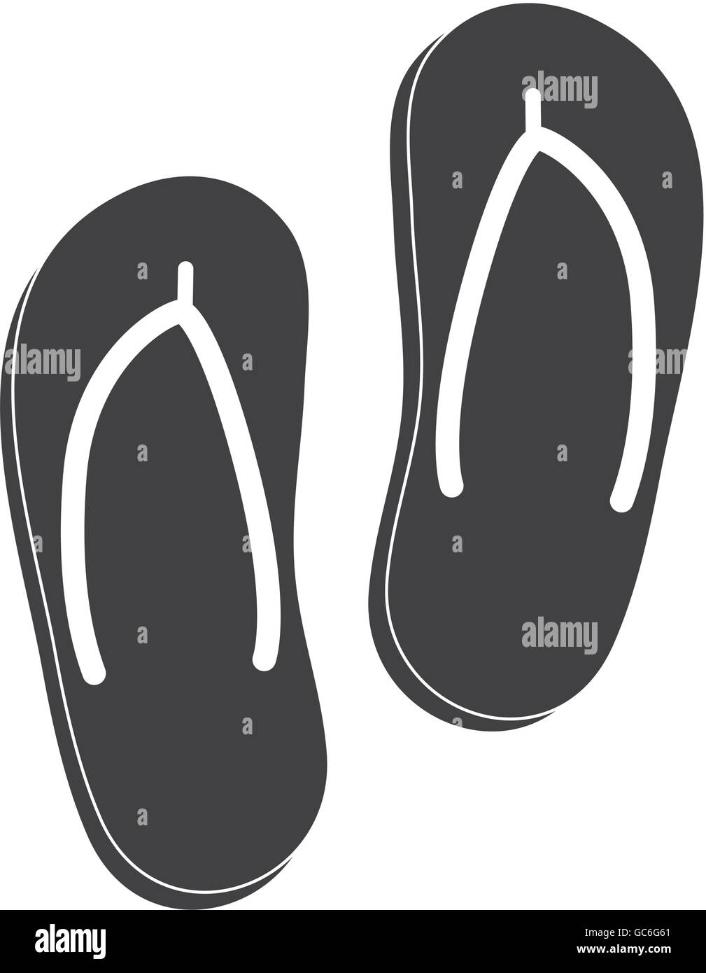 sandals icon. Summer design. Vector graphic Stock Vector Image & Art ...