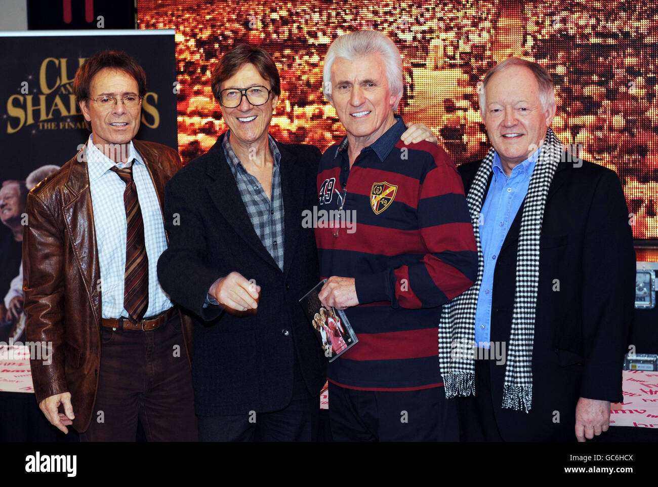 Cliff Richard and The Shadows DVD Signing - London Stock Photo - Alamy