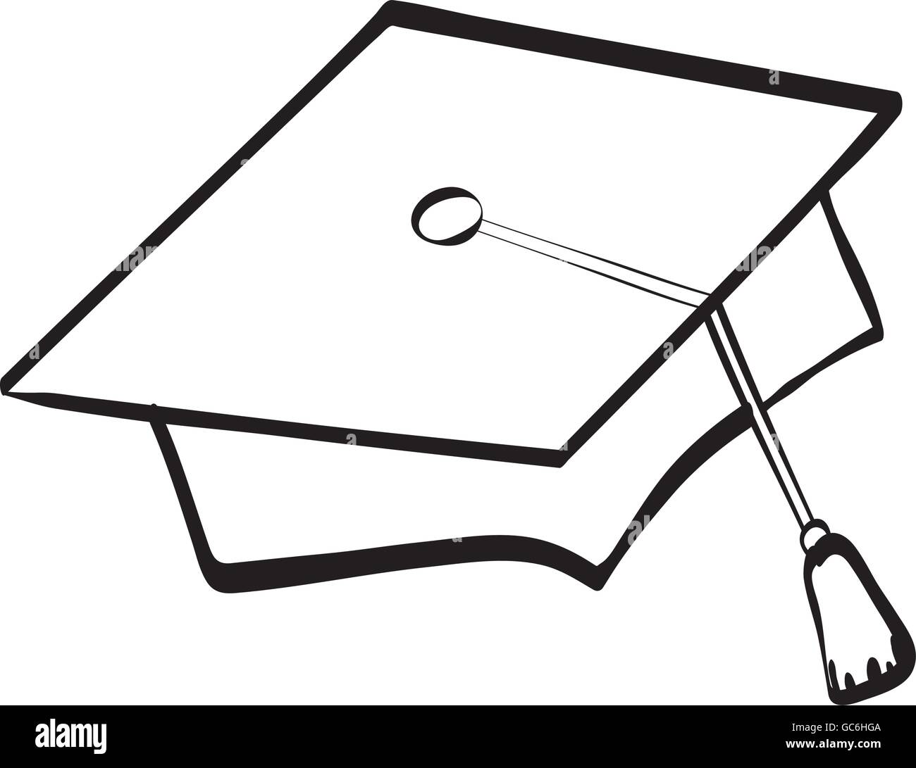 graduation cap icon. University design. Vector graphic Stock Vector ...