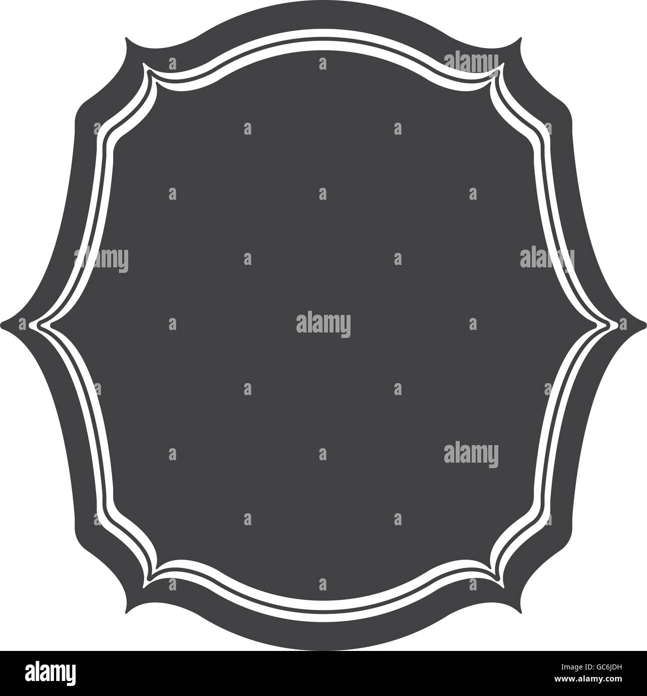 Seal stamp. Vintage draw design. Vector graphic Stock Vector Image ...