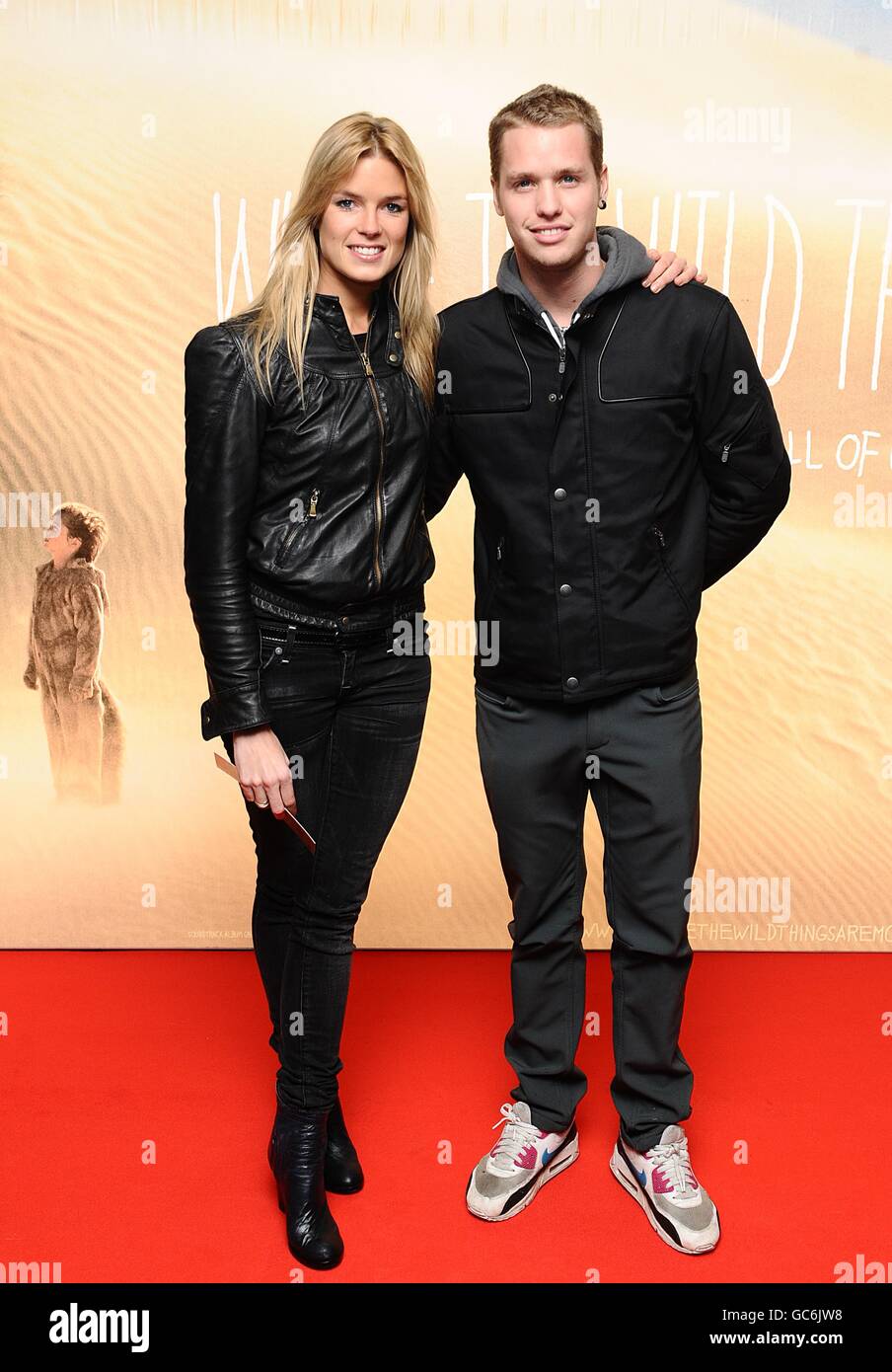 Isabella Calthorpe and Sam Branson arriving for the UK premiere of Where The Wild Things Are at the Vue West End, Leicester Square, London. Stock Photo