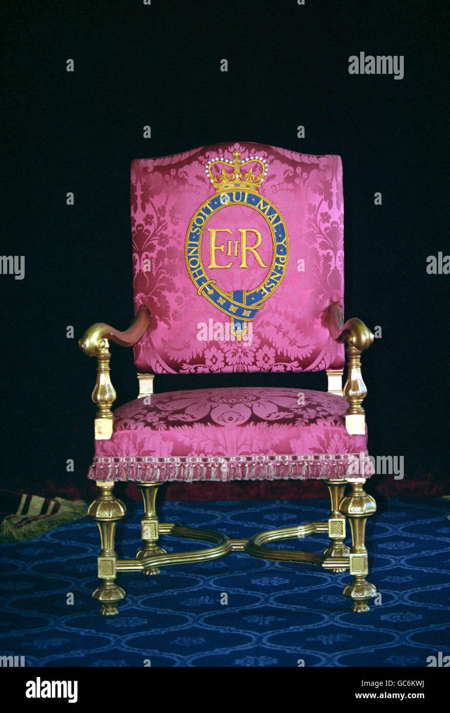 Inside Windsor Castle Throne Room