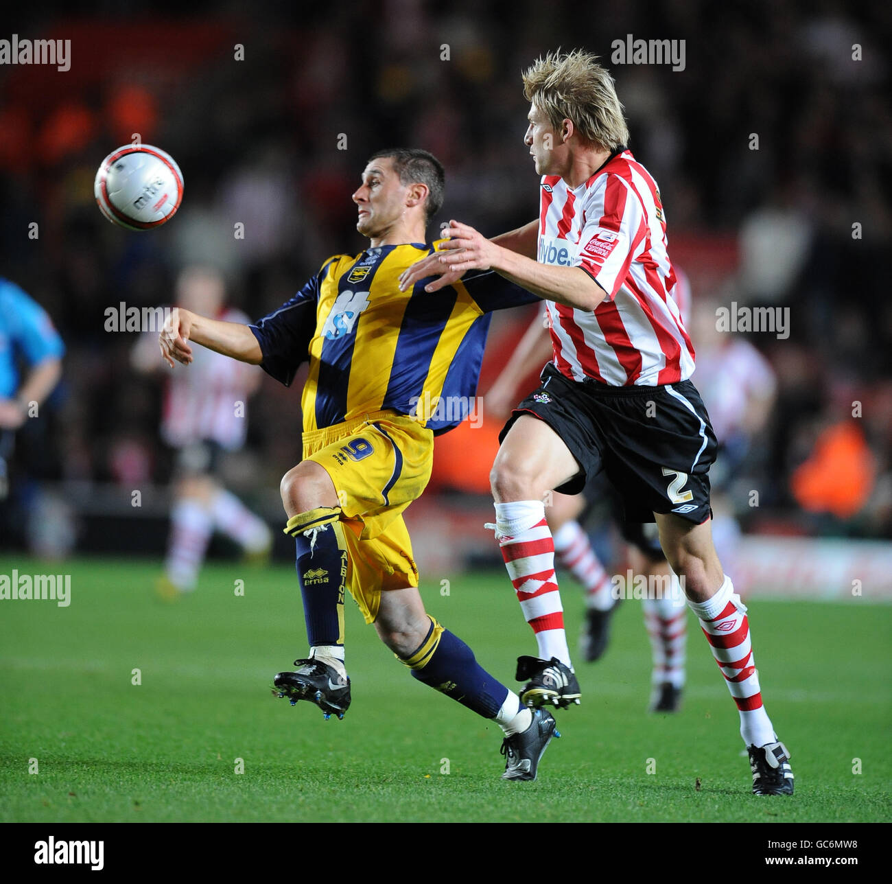 Southamptons dan harding and brighton and hove albions nicky forster hi ...