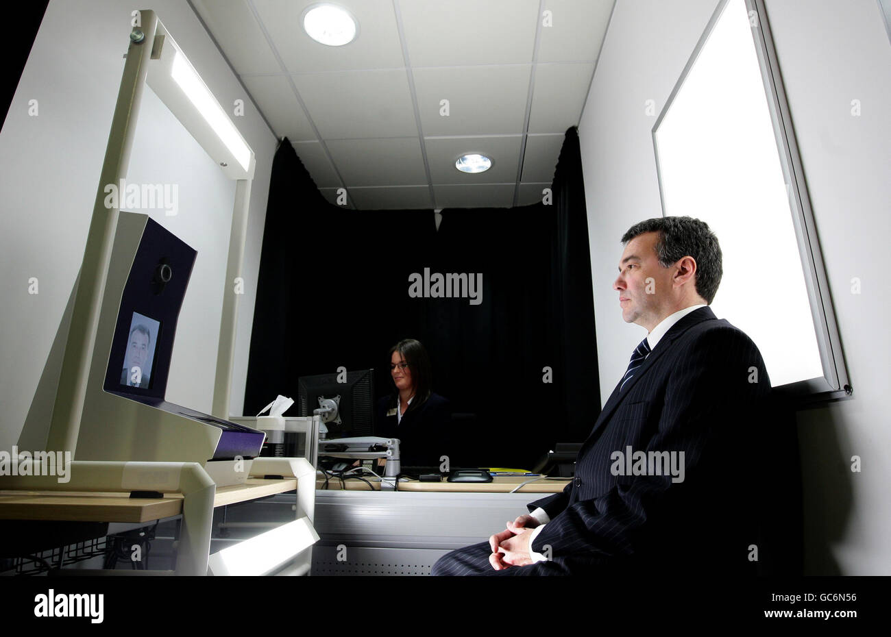 Picture taken enrols new national identity card hires stock