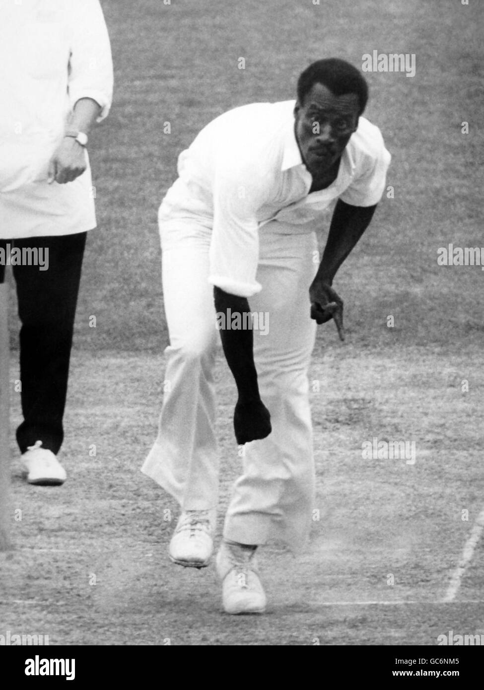 Cricket. Vanden Holder of the West Indies. Stock Photo