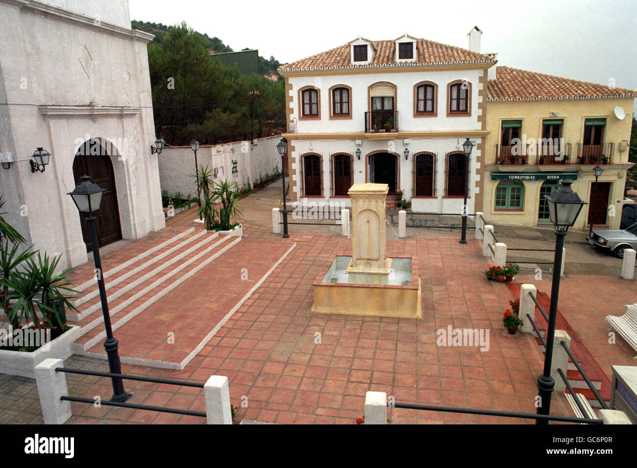 PLAZA LOS BARCOS, "ELDORADO" SET Stock Photo Alamy