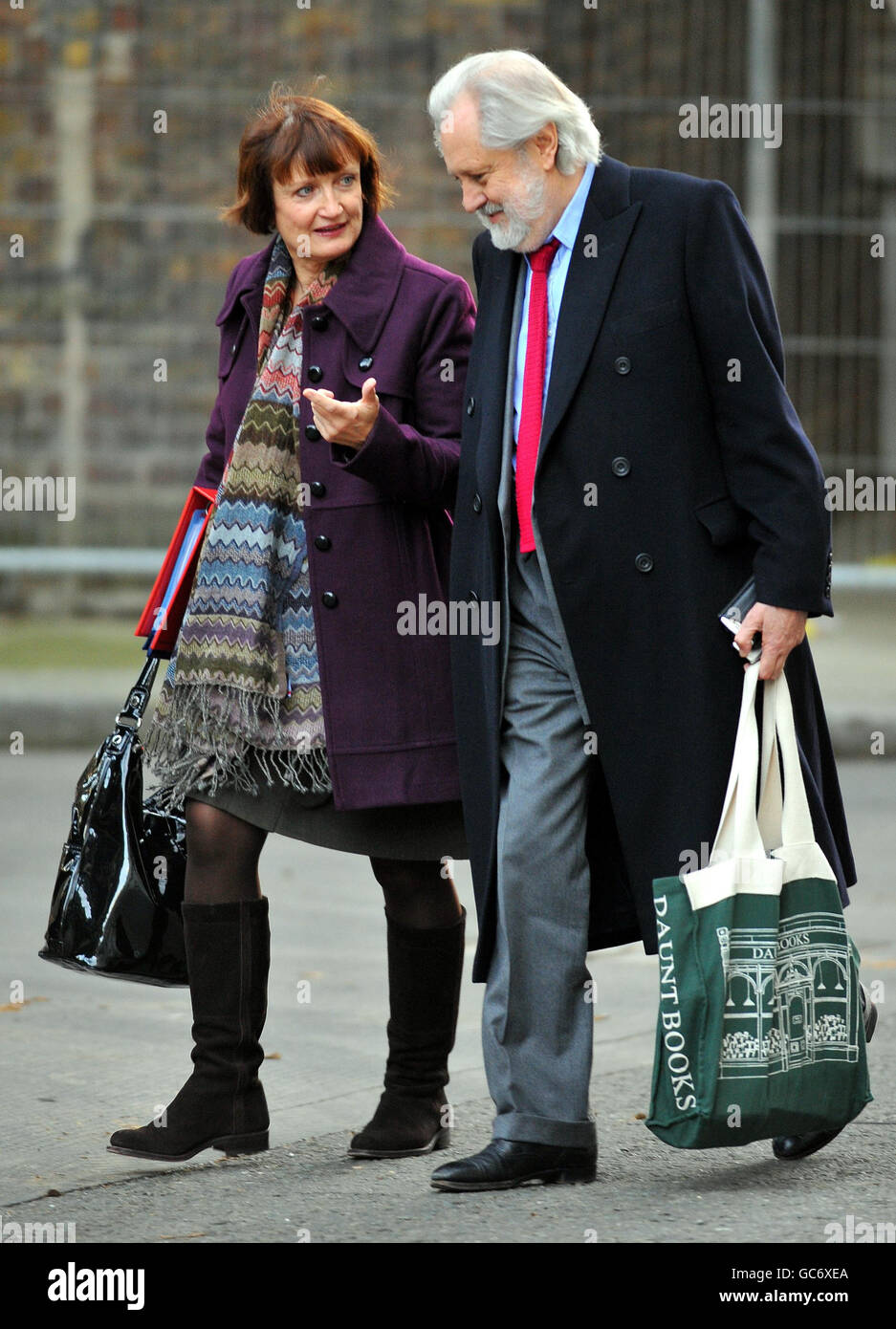 Olympics Minister Tessa Jowell and Lord Putnam arrive for today's Cabinet meeting at Number 10 Downing Street in London. Stock Photo