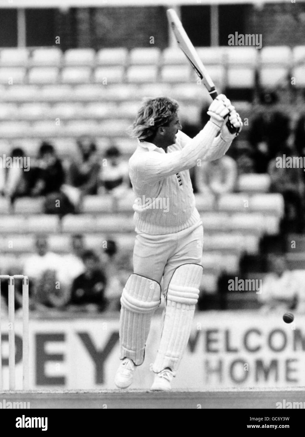 Cricket - England v New Zealand New Zealand in England 1986 (3rd Test) Venue Kennington Oval Stock Photo