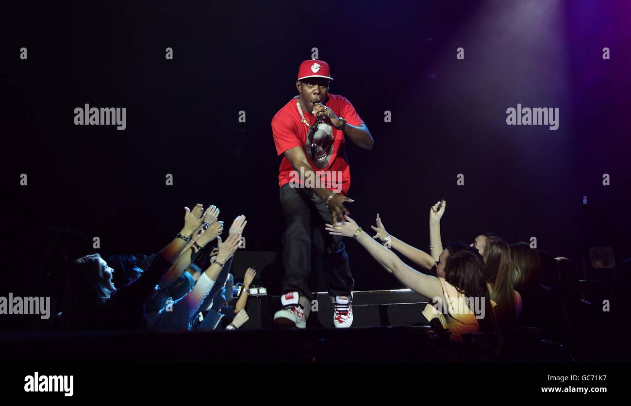 Dizzee Rascal performing during Capital FM's Jingle Bell Ball at the O2 ...