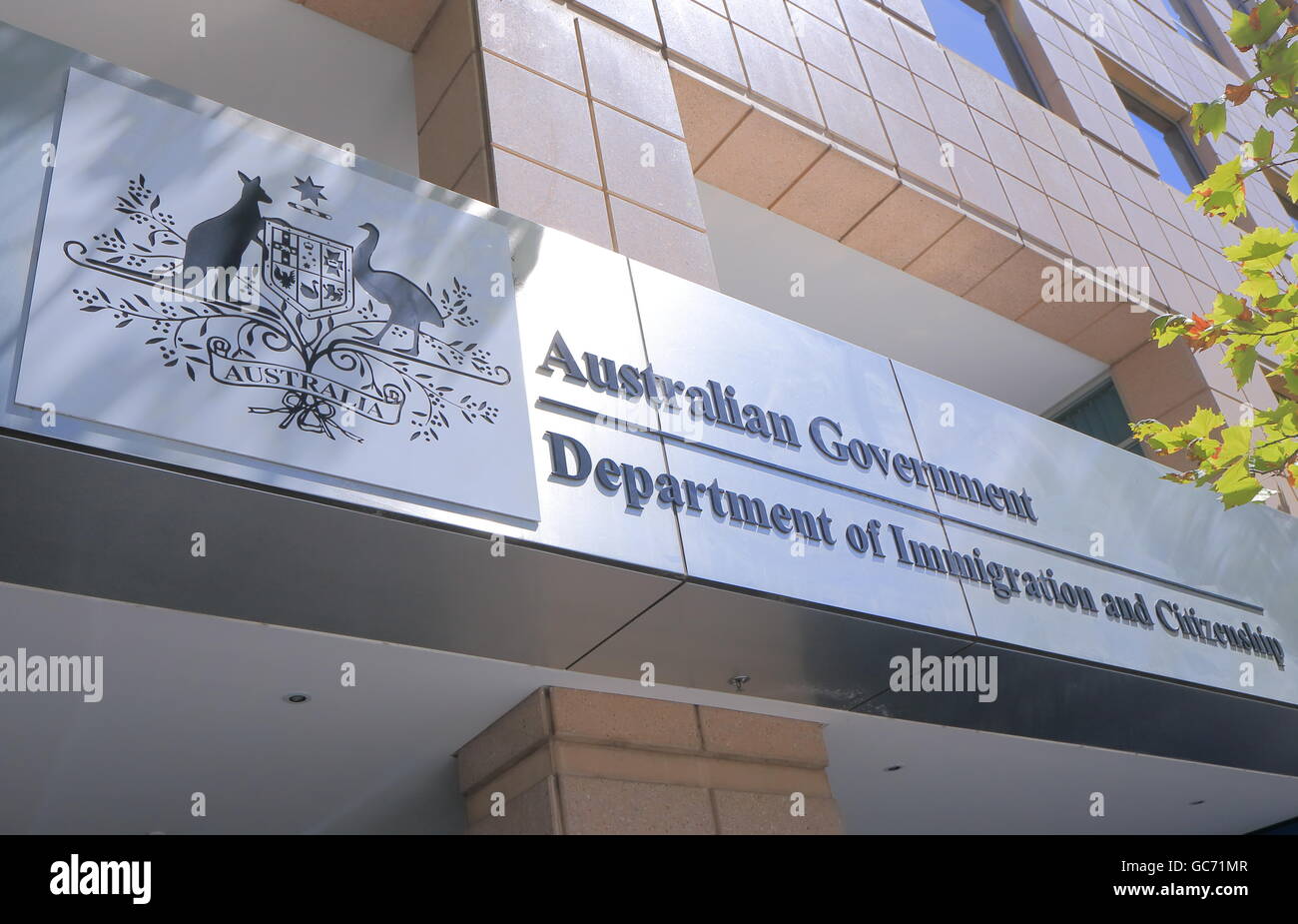 Department of Immigration Australia Stock Photo - Alamy