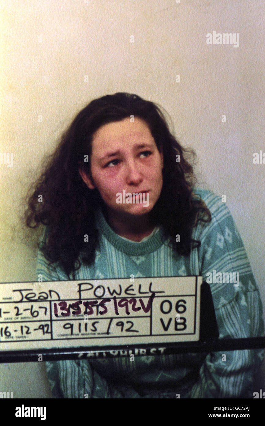 JEANNE POWELL, 26, FROM MOSTON, WHO IS AMONG THE SIX ACCUSED AT MANCHESTER CROWN COURT OF THE MURDER OF SUZANNE CAPPER. Stock Photo