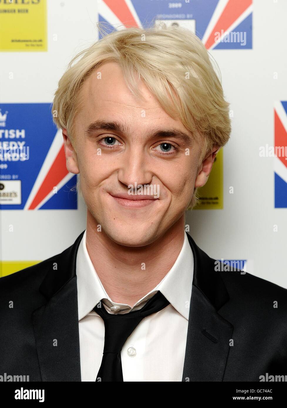 Tom Felton arriving for the British Comedy Awards 2009 at London Television  Studios Stock Photo - Alamy