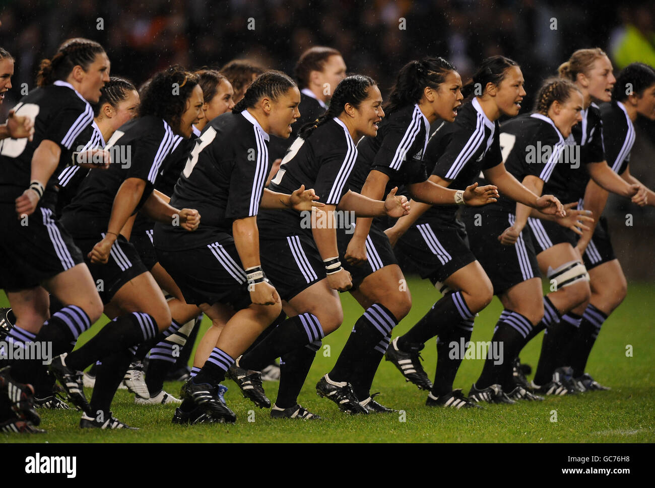 Black ferns rugby haka hi-res stock photography and images