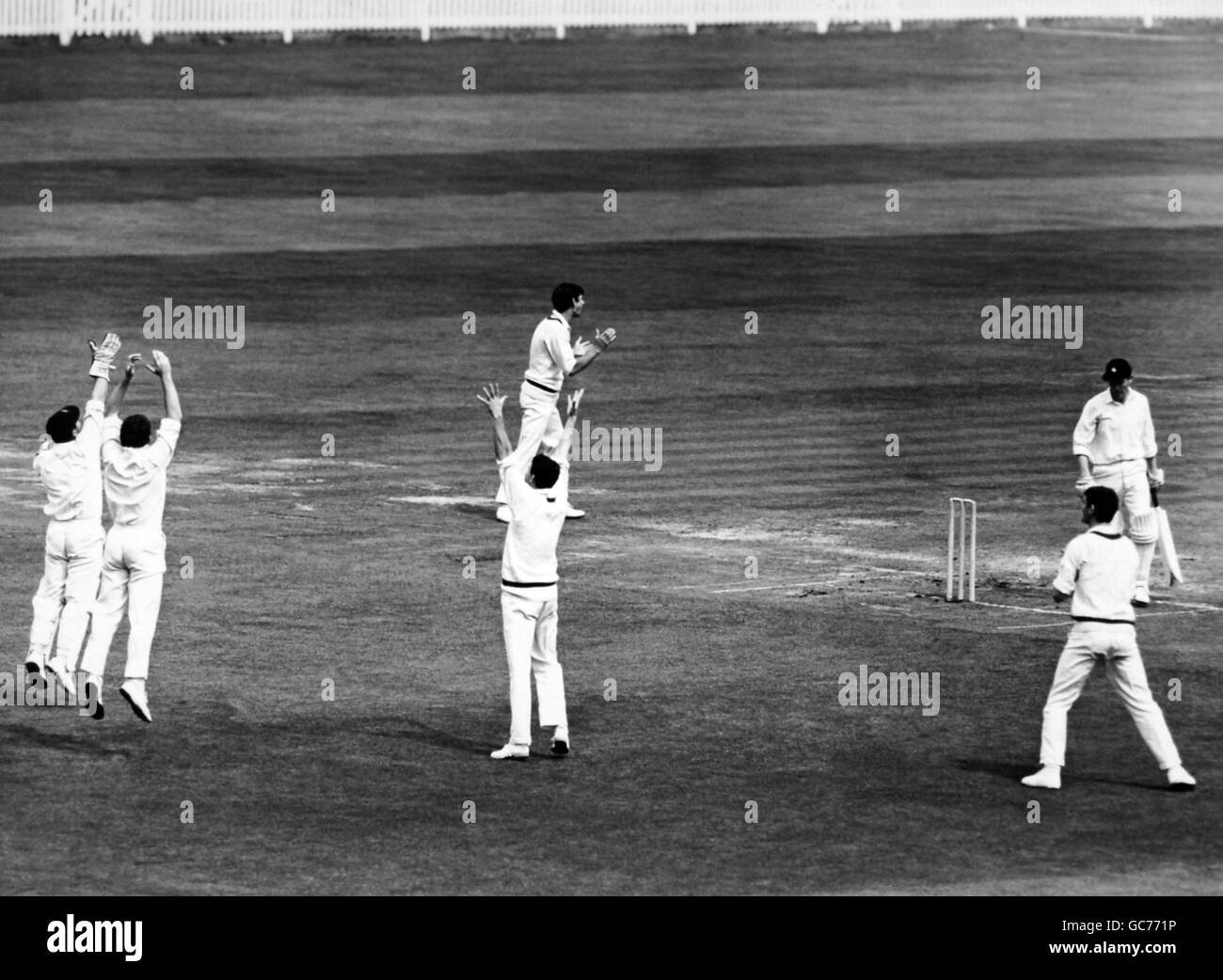 Cricket - Australia in British Isles 1968 - Marylebone Cricket Club President's XI v Australians - second day Lord's Cricket ... Stock Photo