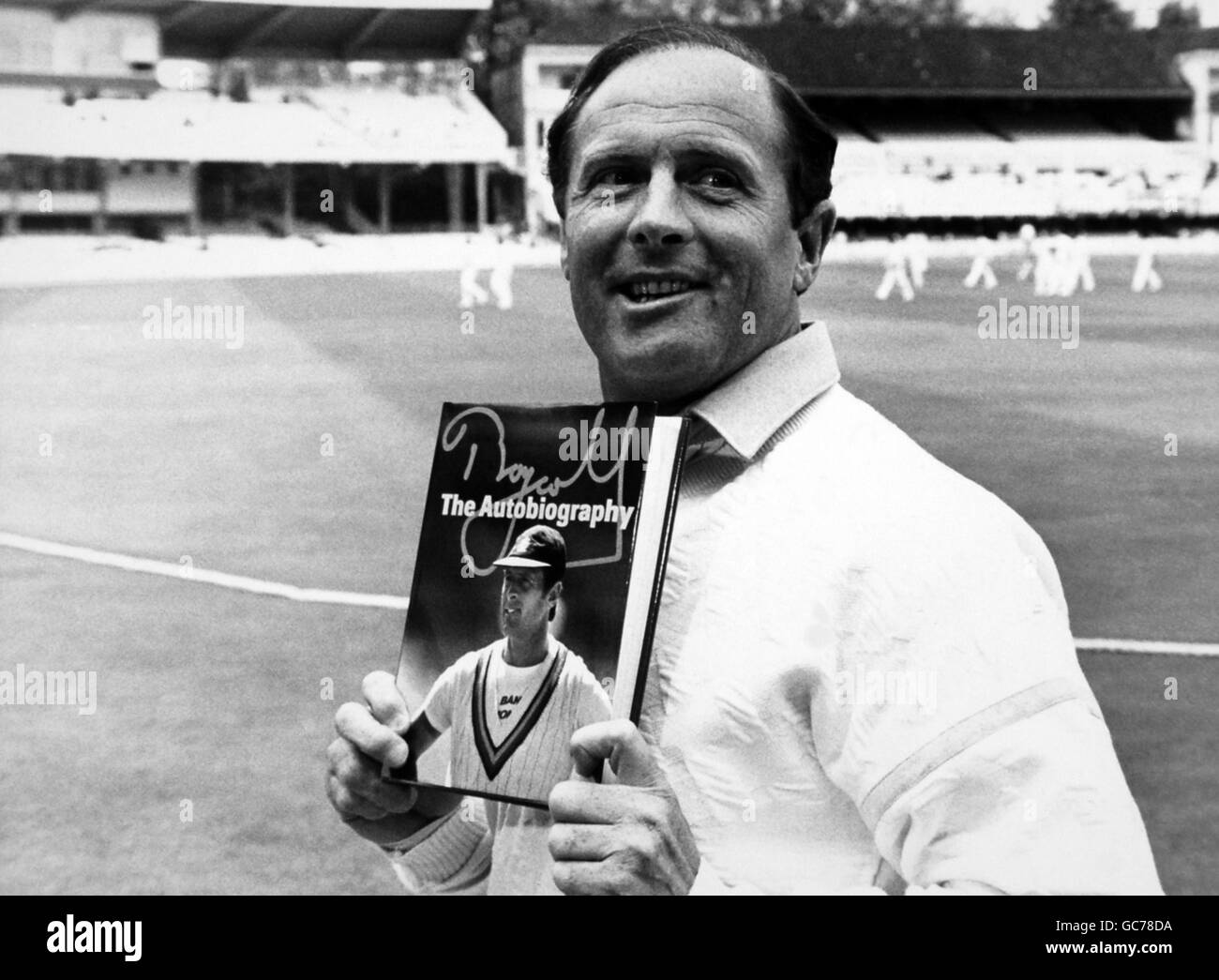 Former Yorkshire cricketer Geoff Boycott at Lord's where he launched his new book 'Boycott: The Autobiography' Stock Photo