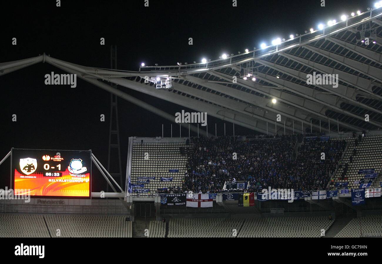 Soccer - UEFA Europa League - Group I - AEK Athens v Everton - Olympic Stadium Stock Photo