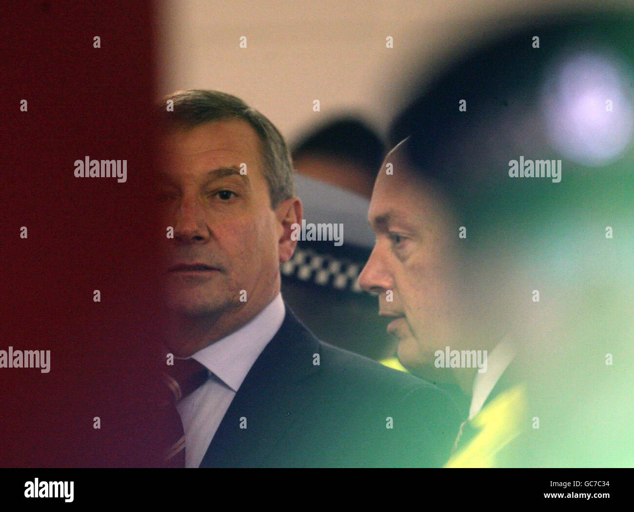 Harts Director Campbell Ogilvie and Hamilton director Scott Struthers