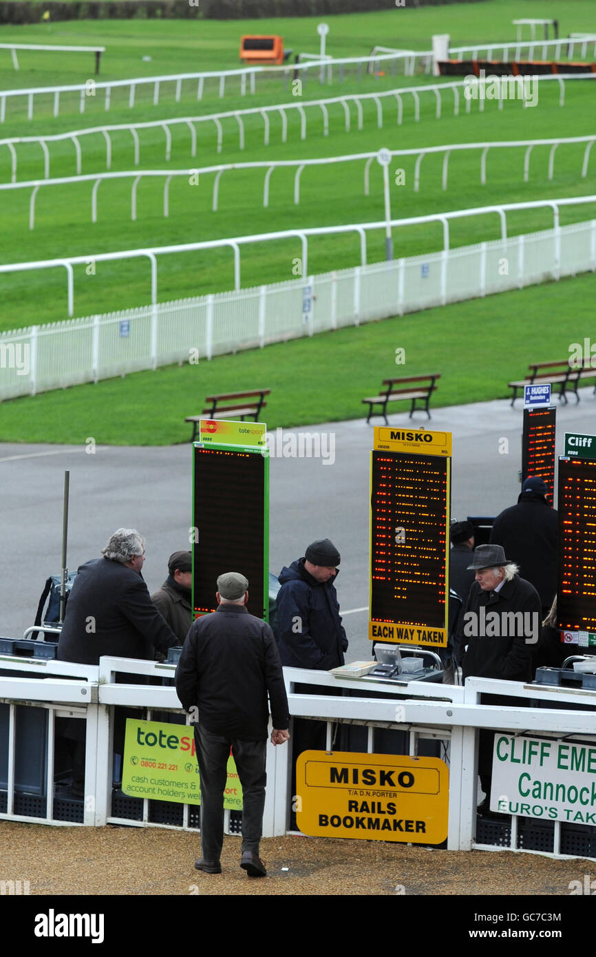 Horse Racing - Leicester Racecourse Stock Photo