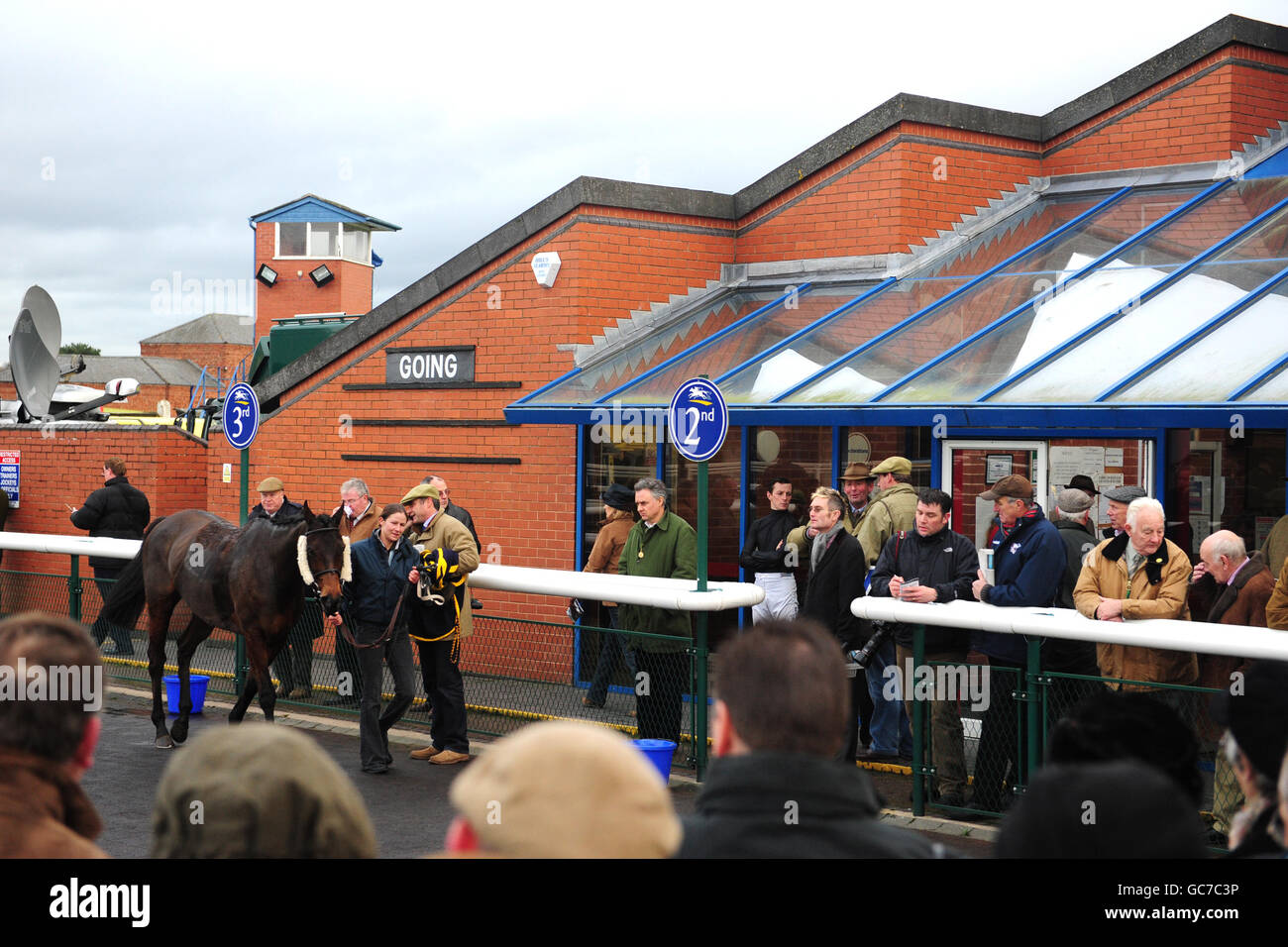 Horse Racing - Leicester Racecourse Stock Photo